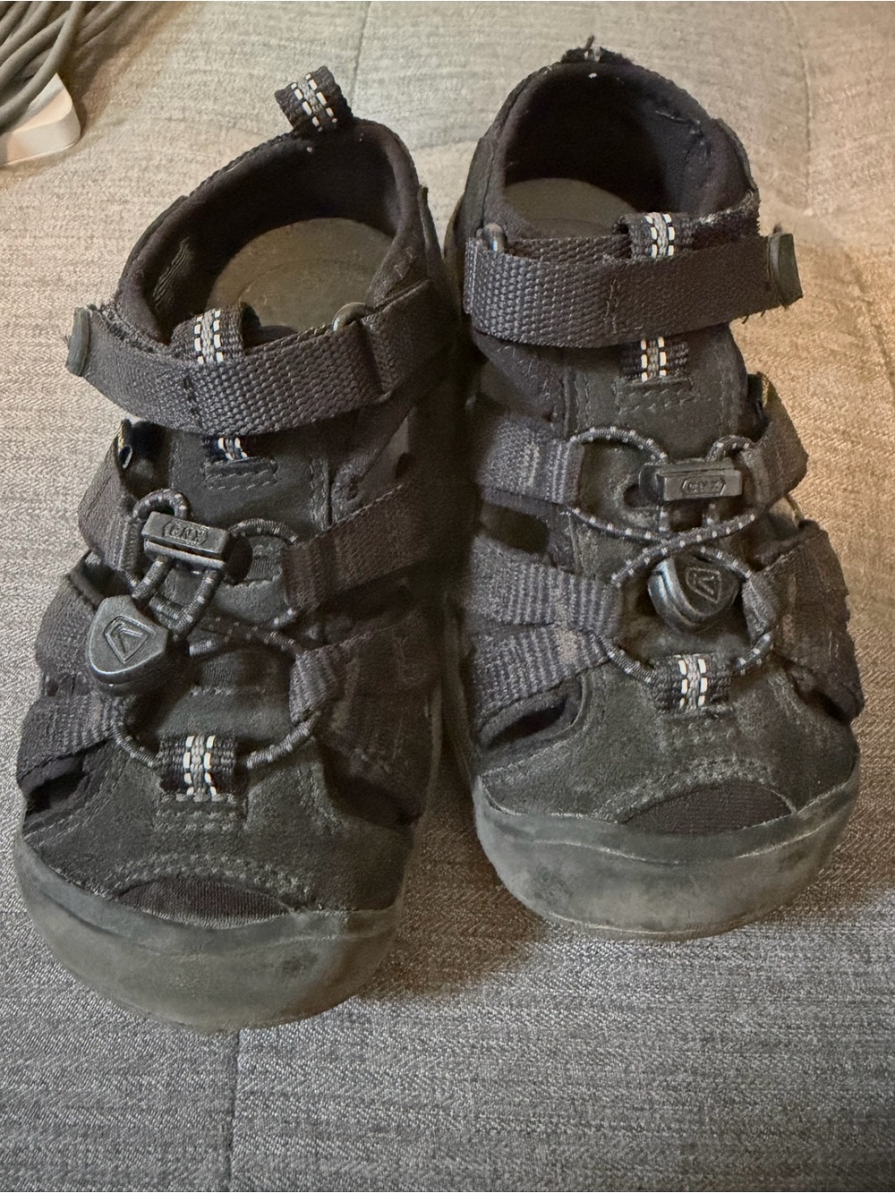 Kids Black Outdoor keen Sandals -
